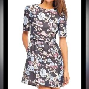 Gal meets glam collection, Presley, Jacquard, floral, print, mini dress